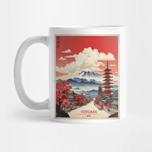 Toyoake Japan Vintage Poster Tourism Mug